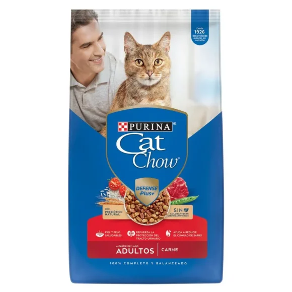 Alimento Gato Adulto Cat Chow Carne 3 kg - Imagen 2