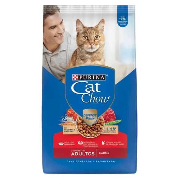 Alimento Gato Adulto Cat Chow Carne 8 kg - Imagen 2