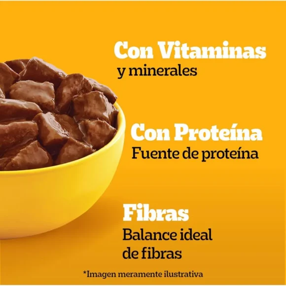Alimento Húmedo Perro Adulto Pedigree Carne Sobre 100 g - Imagen 3