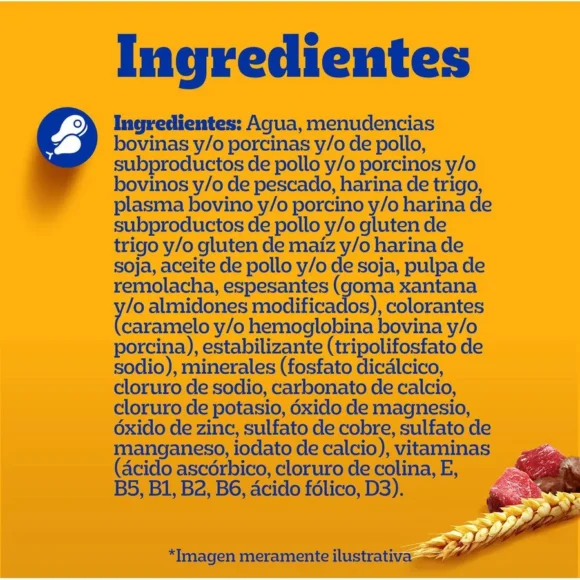 Alimento Húmedo Perro Adulto Pedigree Carne Sobre 100 g - Imagen 4