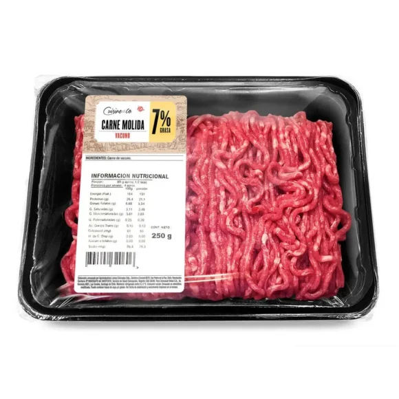 Carne Molida Vacuno 7% 250 g