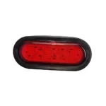 FOCO LATERAL LED OVALADO ROJO 12/24V